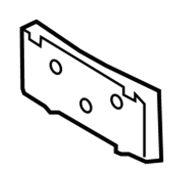 Lincoln 8A5Z-17A385-AA Bracket - License Plate