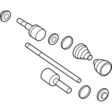Ford 7L2Z-4K138-A Shaft Assembly