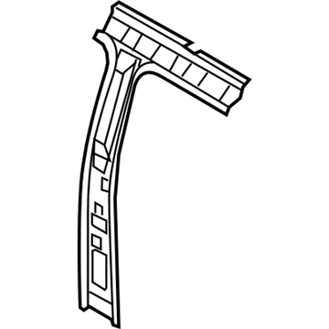 Ford 7C3Z-2624300-B B Pillar Assembly