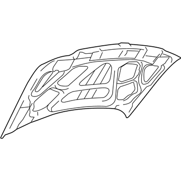 Lincoln 3C5Z-16612-CA Hood Assembly