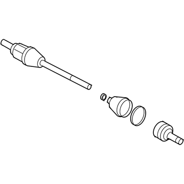 Ford 5M6Z-3A427-AB Shaft - Front Axle