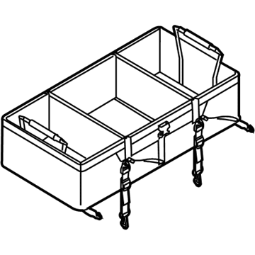 Lincoln HE5Z-78115A00-A Compartment Assembly - Rear Stowage