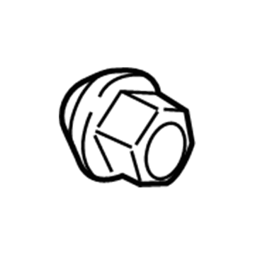 Ford ACPZ-1012-H Nut - Wheel