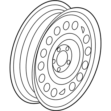 Ford CJ5Z-1015-C Wheel Assembly