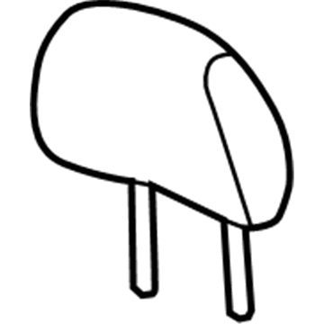 Mercury AE6Z-78611A08-BC Head Rest Assembly
