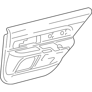Mercury 6T5Z-5427406-AA Panel Assembly - Door Trim
