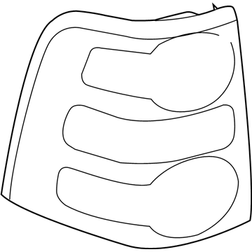Ford 6L2Z-13404-CA Lamp Assembly - Rear, Stop And Flasher