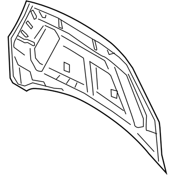Ford PJ6Z-16612-A Hood Assembly