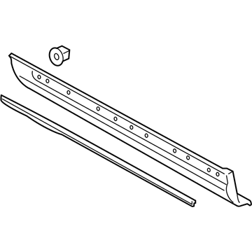 Lincoln FA1Z-5820878-CA Molding - Door Outside