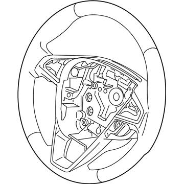 Ford DS7Z-3600-BE Kit - Steering Wheel