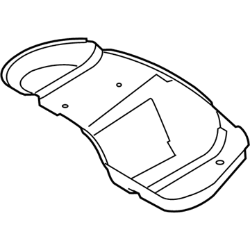Ford 9L8Z-9B007-A Shield 9L8Z-9B007-A Ford Shield Illustration 1 of 1