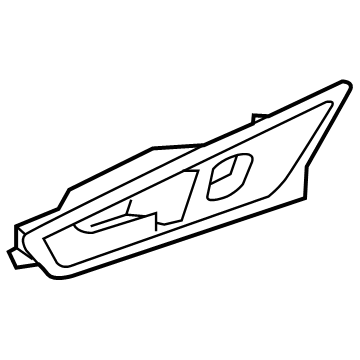 Lincoln MKX Interior Door Handle - HA1Z-5822601-CB