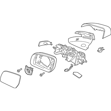 Ford KB3Z-17682-E Mirror Assembly - Rear View Outer
