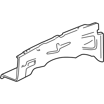 Mercury 1L5Z-16K007-AA Front Fender - Rear