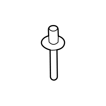 Ford -W705436-S300 Rivet - Plastic