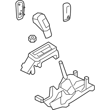 Ford Edge Automatic Transmission Shift Levers - 7A1Z-7210-F