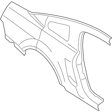 Ford 5R3Z-6327841-AA Panel - Body Side - Rear