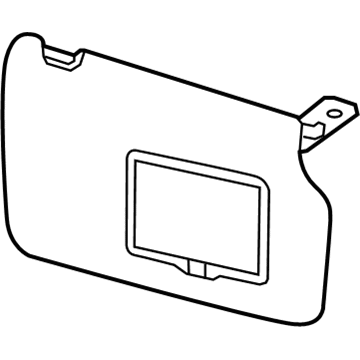 Ford BE8Z-5404104-BB Visor Assembly - Sun