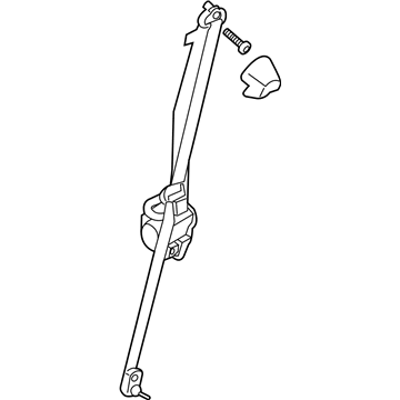 KB3Z-26611B68-AB Ford Seat Belt Assembly Illustration 1 of 1