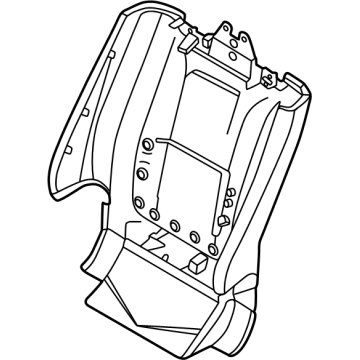 Ford R2TZ-5860762-AC Panel - Trim R2TZ-5860762-AC Ford Panel - Trim Illustration 1 of 1
