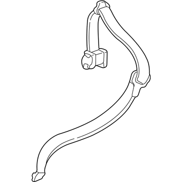 Lincoln 1W4Z-54611B68-AAC Seat Belt Assembly