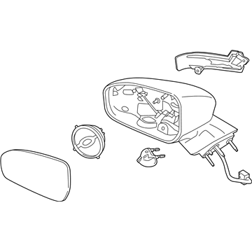 Ford JS7Z-17683-DB Mirror Assembly - Rear View Outer
