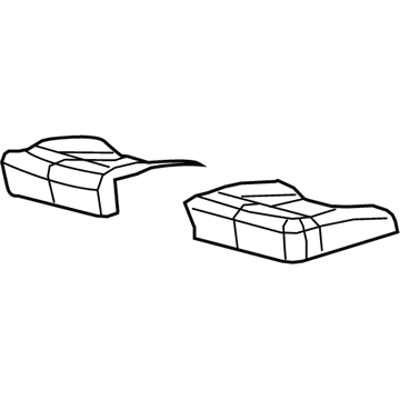 Ford 5L3Z-1862900-AAA Cover Assembly - Seat Cushion
