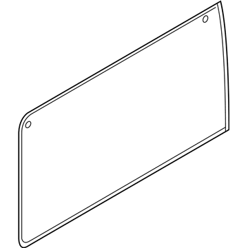 Ford EK4Z-6129711-B Glass - Quarter Window