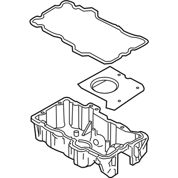 Mercury 9L8Z-6675-A Pan Assembly - Engine Oil