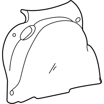 Mercury YF1Z-7447014-AAA Cover Assembly - Spare Wheel