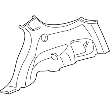 Mercury 3F1Z-7431012-AAA Trim Assembly - Quarter
