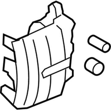Ford CL3Z-2B120-B Caliper Assembly - Brake - Less Pad