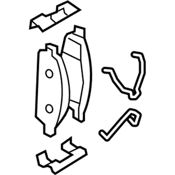 Ford FL1Z-2001-E Kit - Brake Lining