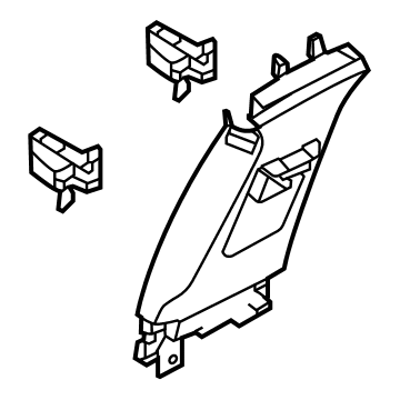 Ford LJ8Z-5824356-BB Trim - B Pillar