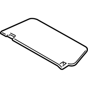 Ford MK4Z-6104105-BB Visor Assembly - Sun