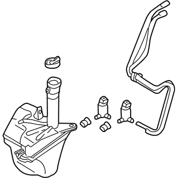 Mercury 7L8Z-17618-A Reservoir - Windshield Washer