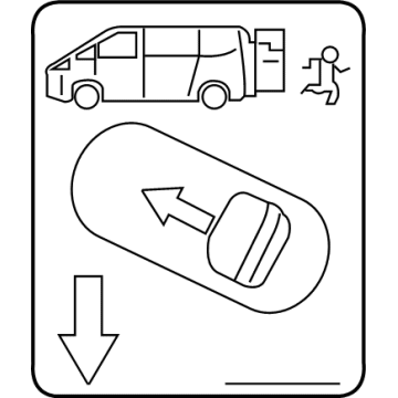 Ford BK2Z-99219A60-A Decal