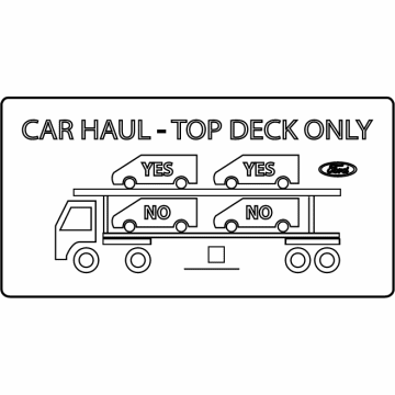 Ford BK3Z-5800014-A Decal