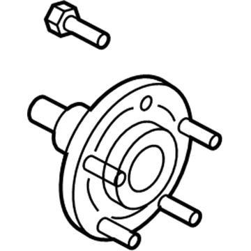 Ford 6L8Z-1109-AA Hub Assembly - Wheel