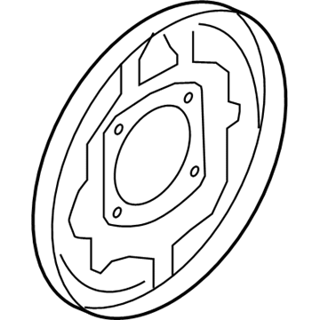 Ford 8L8Z-2212-B Plate Assembly - Brake Back