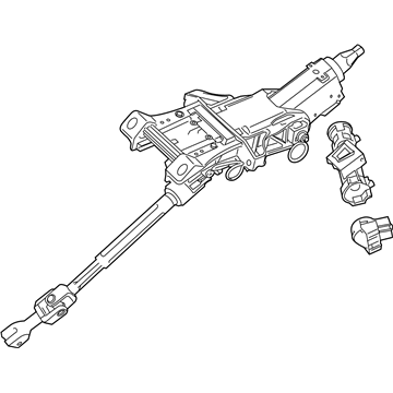 Ford H2GZ-3C529-A Column Assembly - Steering