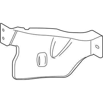 Ford 7A2Z-1A484-A Shield 7A2Z-1A484-A Ford Shield Illustration 1 of 1