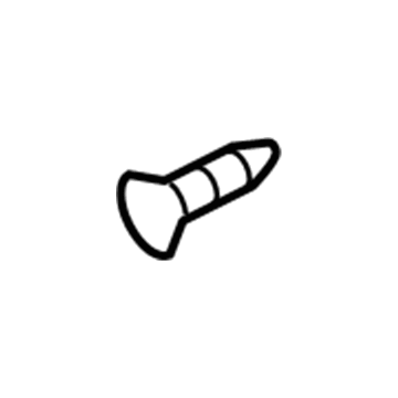 Ford -390723-S Screw - #8-32 X 0.44 Pan Head Thread Cutting