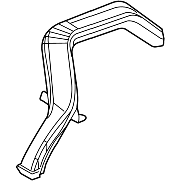 6E5Z-10C392-BA Ford Air Duct, Upper Illustration 1 of 1
