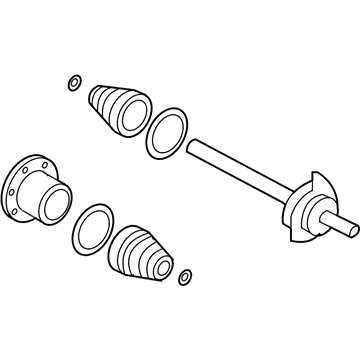 Ford 5L1Z-3B436-AA Joint And Stub Shaft Assembly