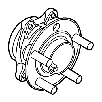 Ford LJ9Z-1109-B Hub Assembly - Wheel