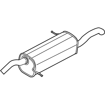 Ford DV2Z-5A289-C Muffler Assembly - Rear