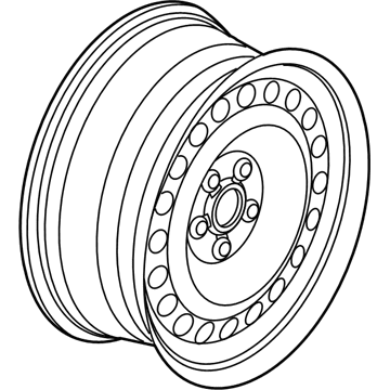 Ford BB5Z-1015-A Wheel Assembly