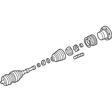 Ford 5L3Z-3B436-A Shaft - Front Axle