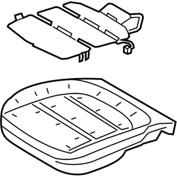 Ford LJ6Z-78632A22-K Pad - Seat Cushion